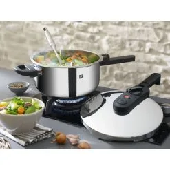 Zwilling Set Pentola A Pressione - 6-pz., 18/10 Acciaio Inossidabile -Coltelli 000008259