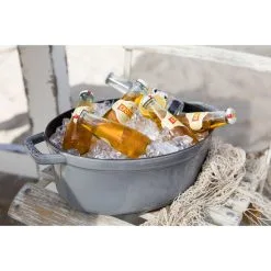 Staub Cocotte Ovale - 31 Cm, Colore Grigio Grafite 11 Staub Cocotte Ovale - 31 Cm, Colore Grigio Grafite -Coltelli 000010999