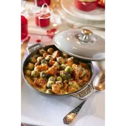 Staub Pirofila Con Coperchio Rotonda - 20 Cm, Grigio Grafite -Coltelli 000011011