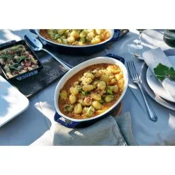 Staub Pirofila Ovale - 23 Cm, Blu Scuro -Coltelli 000011067