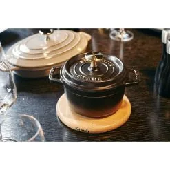 Staub Sottopentola Magnetico Rotondo - 16 Cm, Faggio -Coltelli 000011403