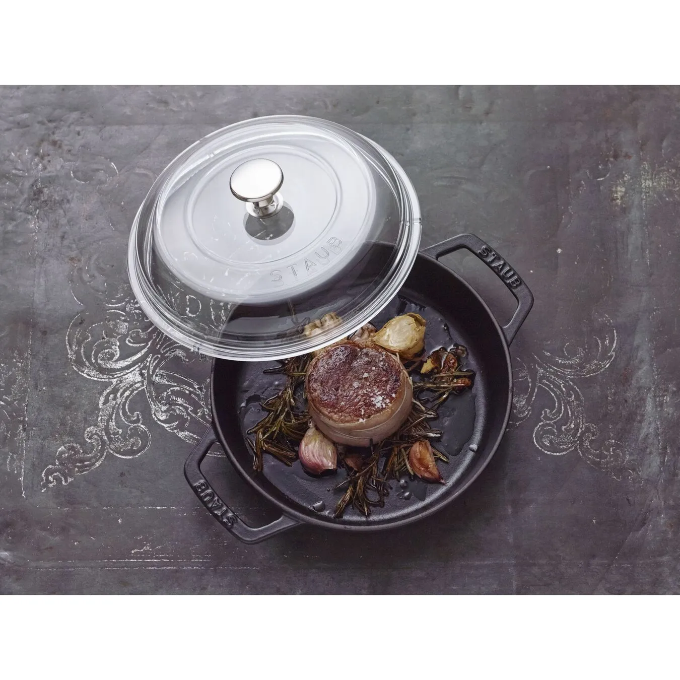 Staub Coperchio Bombarto - 20 Cm, Vetro 2 Staub Coperchio Bombarto - 20 Cm, Vetro - immagine 2