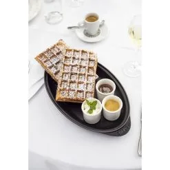 Staub Pirofila Con Coperchio Ovale - 31 Cm, Nero -Coltelli 000013466