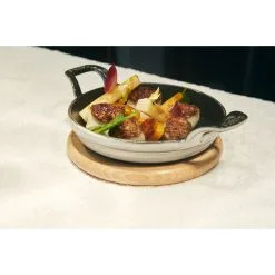 Staub Pirofila Rotonda - 12 Cm, Colore Grigio Grafite -Coltelli 000013526