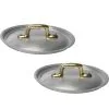 Ballarini ServInTavola - 2 Coperchi 11 Cm, Alluminio