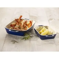 Staub Pirofila Rettangolare - 14 X 11 Cm, Blu Scuro -Coltelli 000016908