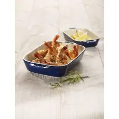Staub Pirofila Rettangolare - 27 X 20 Cm, Blu Scuro -Coltelli 000016909