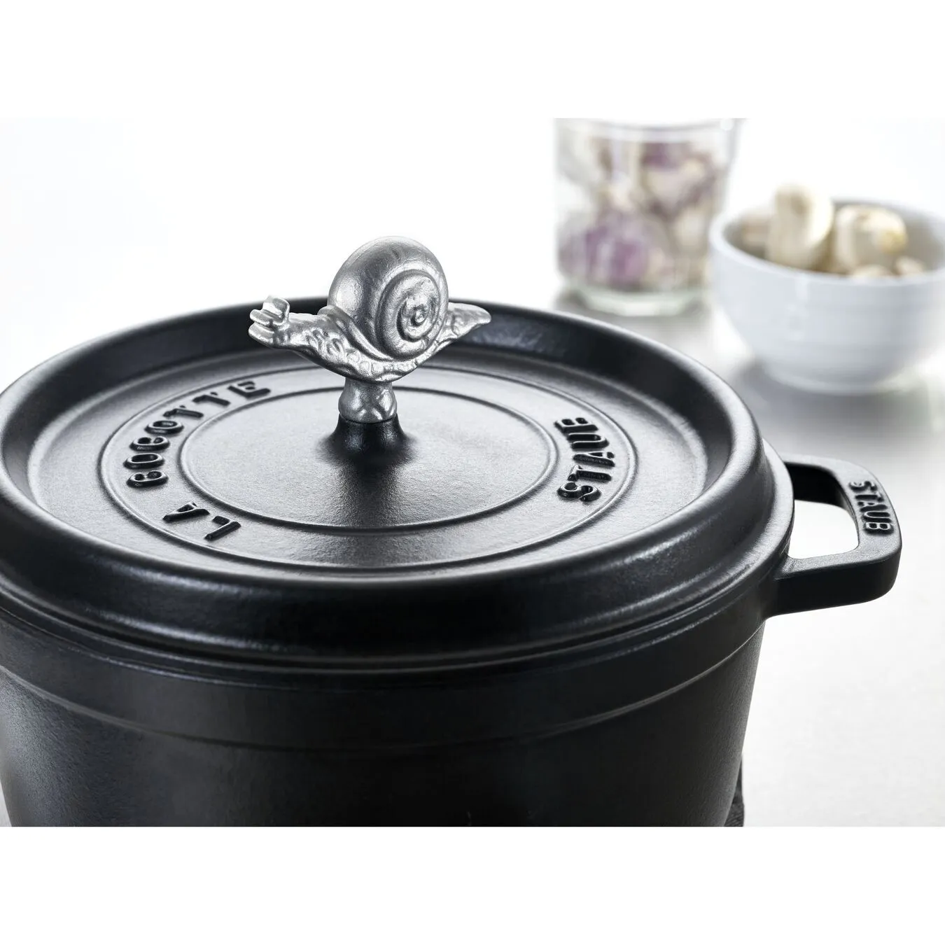 Staub Pomello Lumaca - 8 Cm, Acciaio Inox 2 Staub Pomello Lumaca - 8 Cm, Acciaio Inox - immagine 2