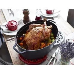 Staub Cocotte Ovale - 37 Cm, Nero 11 Staub Cocotte Ovale - 37 Cm, Nero -Coltelli 000017086