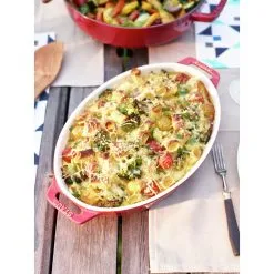 Staub Pirofila Ovale - 30 Cm, Ciliegia -Coltelli 000017201