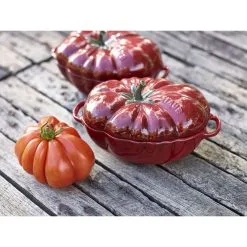 Staub Cocotte Pomodoro - 16 Cm, Ciliegia -Coltelli 000017305