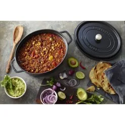Staub Cocotte Ovale - 27 Cm, Nera 11 Staub Cocotte Ovale - 27 Cm, Nera -Coltelli 000017579