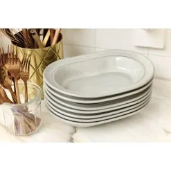 Staub Piatto Ovale - 25 Cm, Tartufo Bianco -Coltelli 000019690