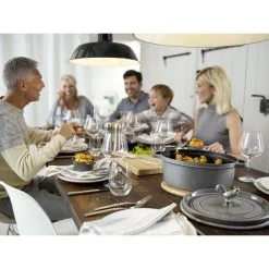 Staub Cocotte Ovale - 17 Cm, Colore Grigio Grafite -Coltelli 000020964 1