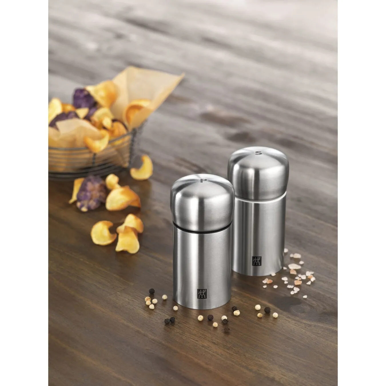 Zwilling Macinasale E Macinapepe - 5 Cm, Acciaio Inox 2 Zwilling Macinasale E Macinapepe - 5 Cm, Acciaio Inox - immagine 2