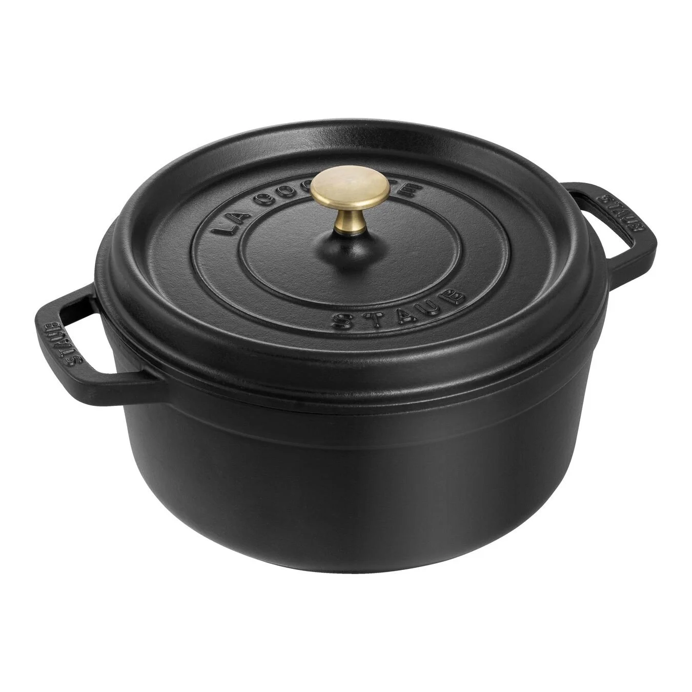 Staub Cocotte Rotonda - 24 Cm, Nera 1 Staub Cocotte Rotonda - 24 Cm, Nera