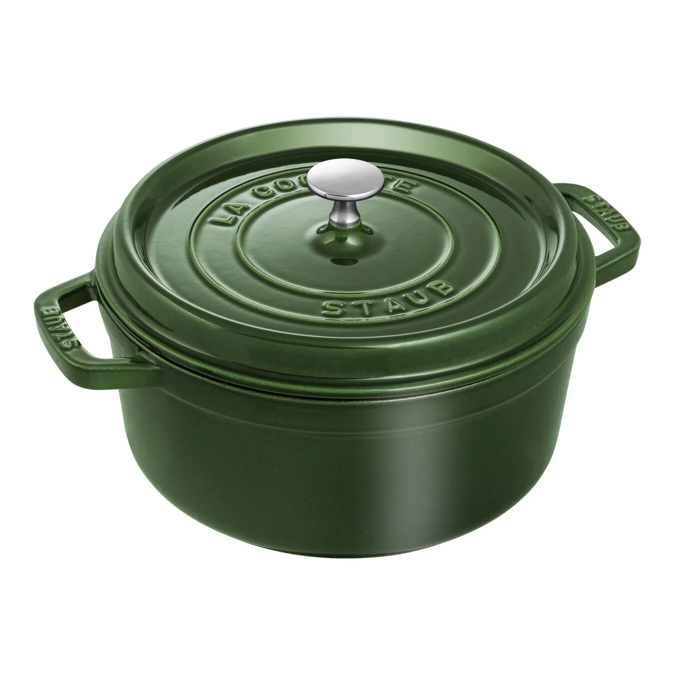 Staub Cocotte Rotonda - 24 Cm, Basilico 1 Staub Cocotte Rotonda - 24 Cm, Basilico