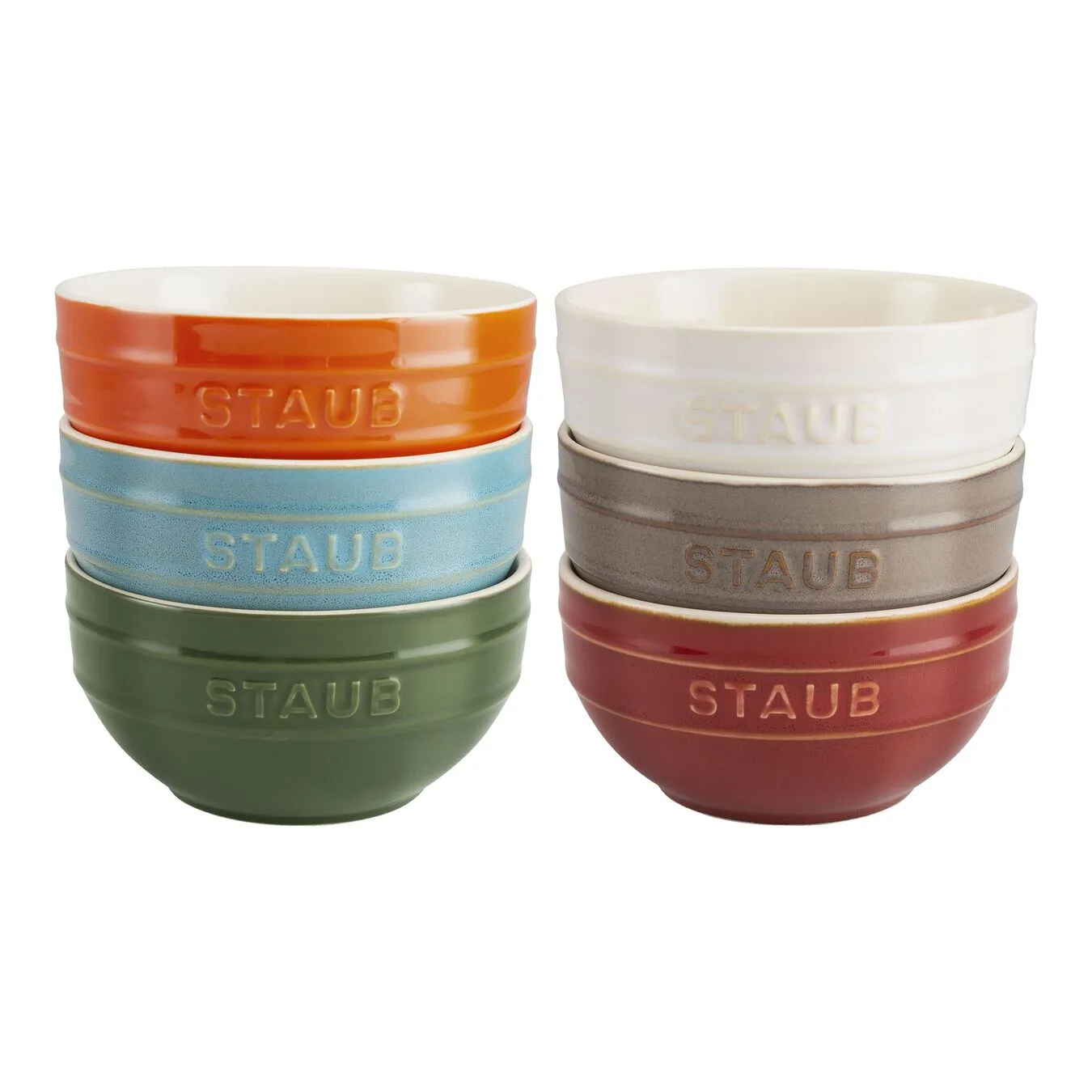 Staub Set Di Ciotole Arcobaleno - 6-pz., Colori Misti 1 Staub Set Di Ciotole Arcobaleno - 6-pz., Colori Misti