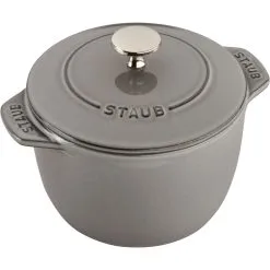 Staub Cocotte Per Riso 16 Cm, Rotondo, Grigio Grafite, Ghisa -Coltelli 11721 618 1