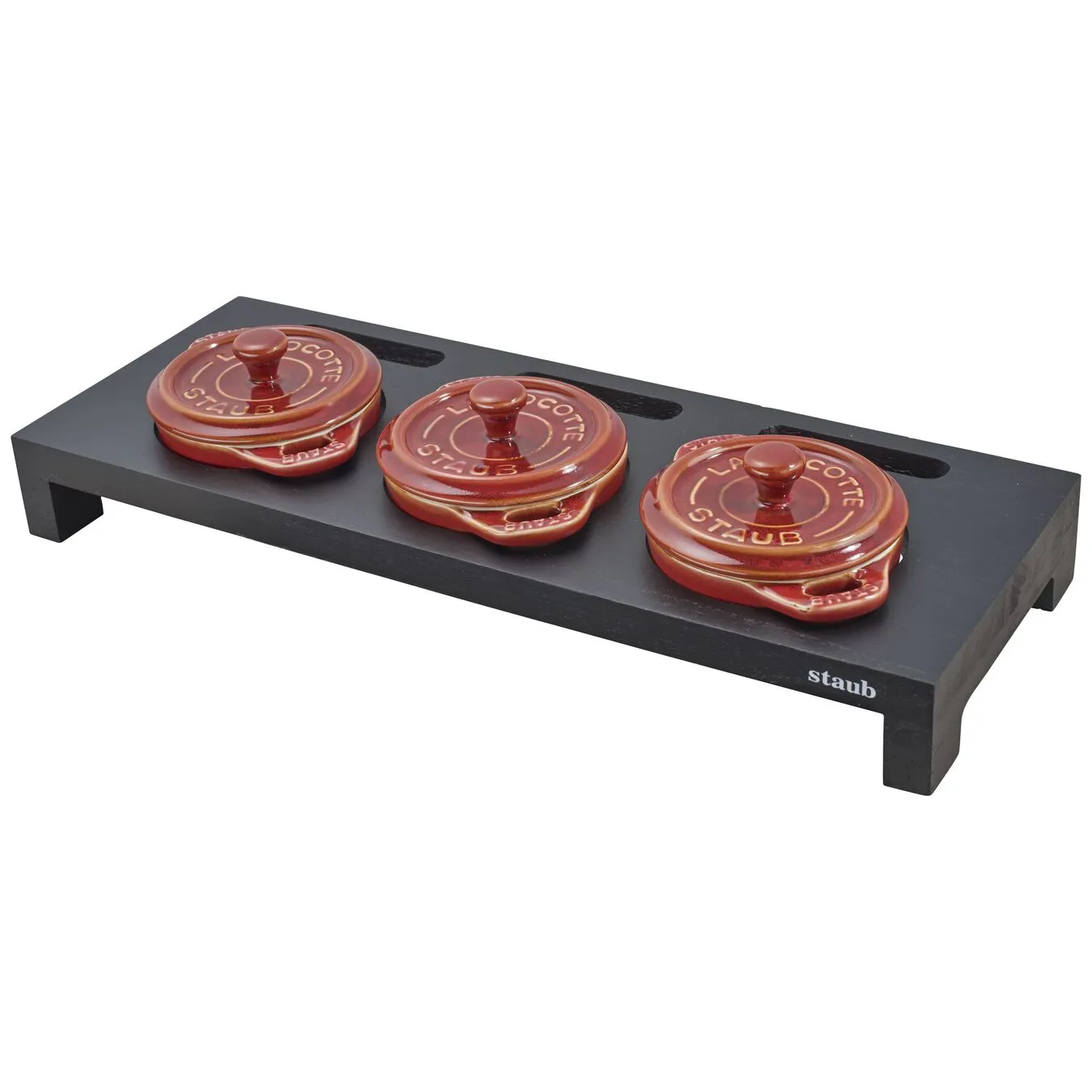 Staub Supporto Rettangolare - 42 Cm X 16 Cm, Nero 6 Staub Supporto Rettangolare - 42 Cm X 16 Cm, Nero - immagine 6