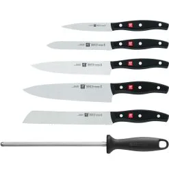 Zwilling Set Di Coltelli Con Ceppo - 7-pz., Nero -Coltelli 30756 200 0 4000x4000px