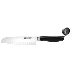 Zwilling Coltello Santoku 18 Cm, Nero