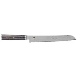 MIYABI Coltello Da Pane Seghettato - 24 Cm, Marrone-nero