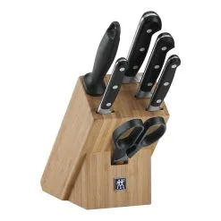 Zwilling Set Di Coltelli Con Ceppo - 7-pz., Naturale