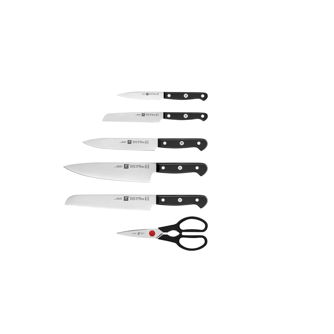 Zwilling Set Di Coltelli Con Ceppo Con Sistema Autoaffilante - 7-pz., Nero 2 Zwilling Set Di Coltelli Con Ceppo Con Sistema Autoaffilante - 7-pz., Nero - immagine 2