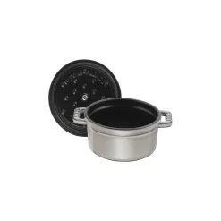 Staub Mini Cocotte Rotonda - 10 Cm, Grigio Grafite 9 Staub Mini Cocotte Rotonda - 10 Cm, Grigio Grafite -Coltelli 40500 106 0 5