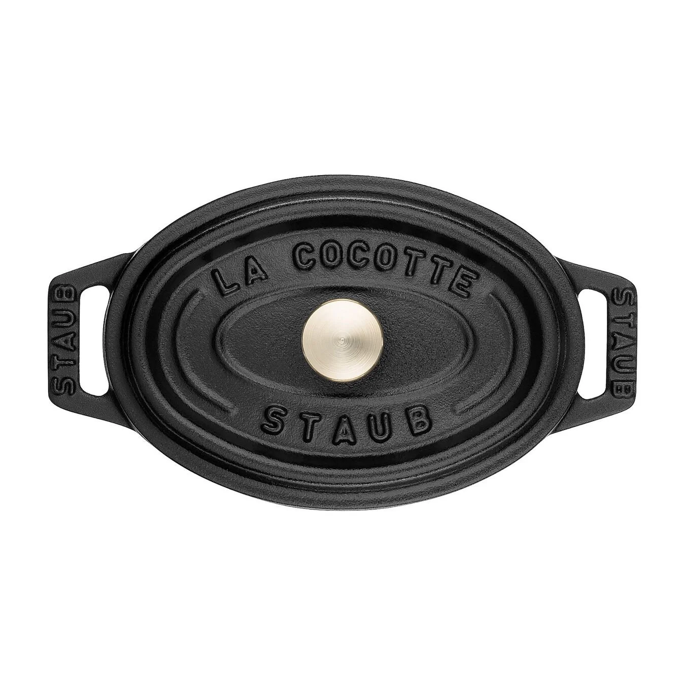 Staub Mini Cocotte Ovale - 11 Cm, Nero 3 Staub Mini Cocotte Ovale - 11 Cm, Nero - immagine 3