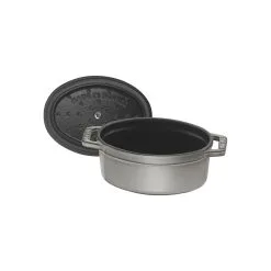 Staub Mini Cocotte Ovale - 11 Cm, Grigio Grafite -Coltelli 40500 116 0 5