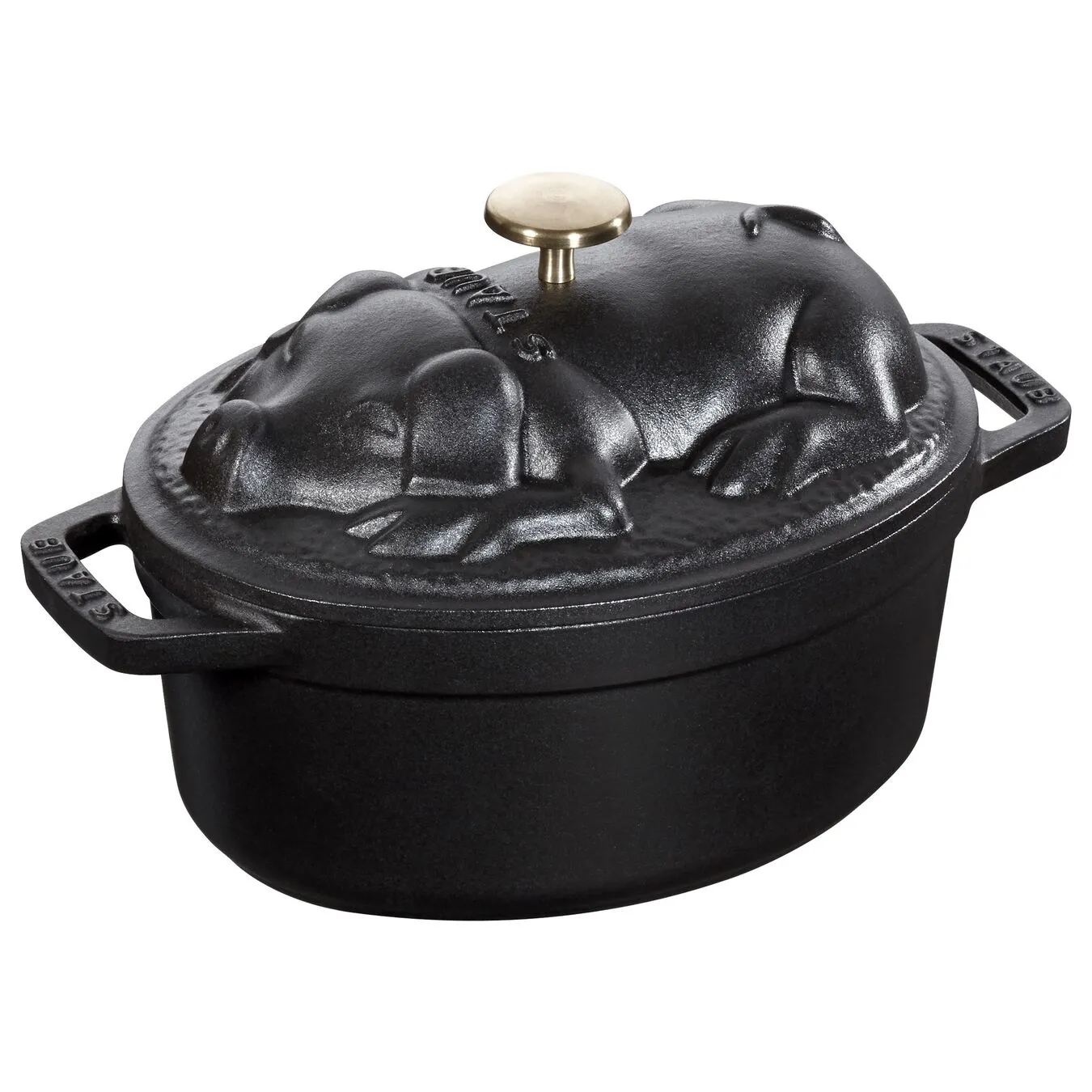 Staub Cocotte Ovale - 17 Cm, Nera 2 Staub Cocotte Ovale - 17 Cm, Nera - immagine 2