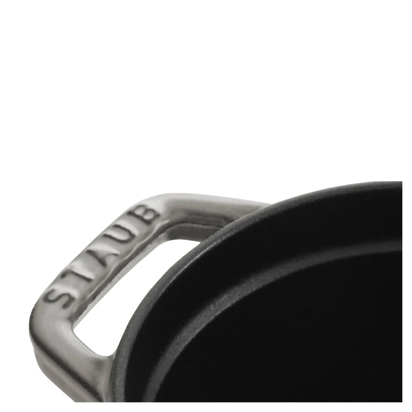 Staub Cocotte Ovale - 17 Cm, Colore Grigio Grafite 4 Staub Cocotte Ovale - 17 Cm, Colore Grigio Grafite - immagine 4