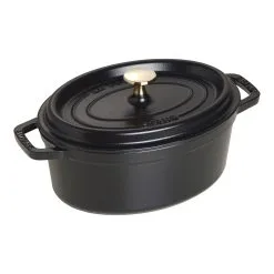 Staub Cocotte Ovale - 23 Cm, Nera