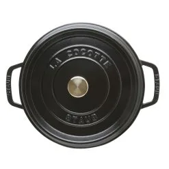 Staub Cocotte Rotonda - 24 Cm, Nera 9 Staub Cocotte Rotonda - 24 Cm, Nera -Coltelli 40500 241 0 3