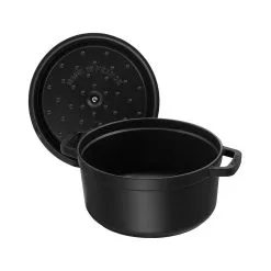 Staub Cocotte Rotonda - 34 Cm, Nera -Coltelli 40500 241 0 6 2