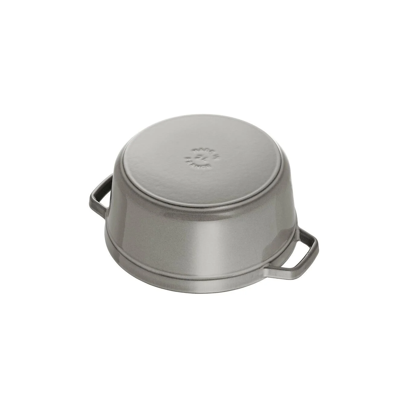 Staub Cocotte Rotonda - 24 Cm, Colore Grigio Grafite 3 Staub Cocotte Rotonda - 24 Cm, Colore Grigio Grafite - immagine 3