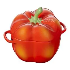 Staub Cocotte Peperone - 11 Cm, Arancione-Rosso