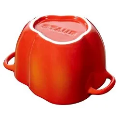 Staub Cocotte Peperone - 11 Cm, Arancione-Rosso 11 Staub Cocotte Peperone - 11 Cm, Arancione-Rosso -Coltelli 40500 325 0 6
