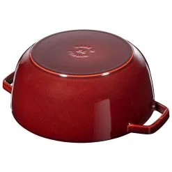 Staub Cocotte Rotonda - 24 Cm, Granatina -Coltelli 40501 015 0 3