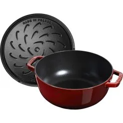 Staub Cocotte Rotonda - 24 Cm, Granatina -Coltelli 40501 015 0 6