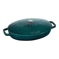 Staub Pirofila Con Coperchio Ovale - 33 Cm, La-Mer