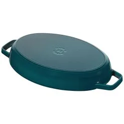 Staub Pirofila Con Coperchio Ovale - 33 Cm, La-Mer -Coltelli 40501 125 0 4