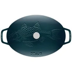 Staub Pirofila Con Coperchio Ovale - 33 Cm, La-Mer -Coltelli 40501 125 0 5