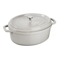 Staub Cocotte Ovale - 29 Cm, Tartufo Bianco
