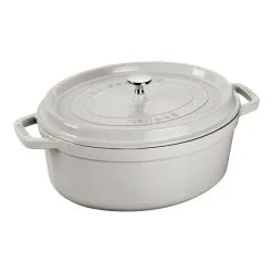 Staub Cocotte Ovale - 23 Cm, Tartufo Bianco
