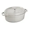 Staub Cocotte Ovale - 27 Cm, Tartufo Bianco