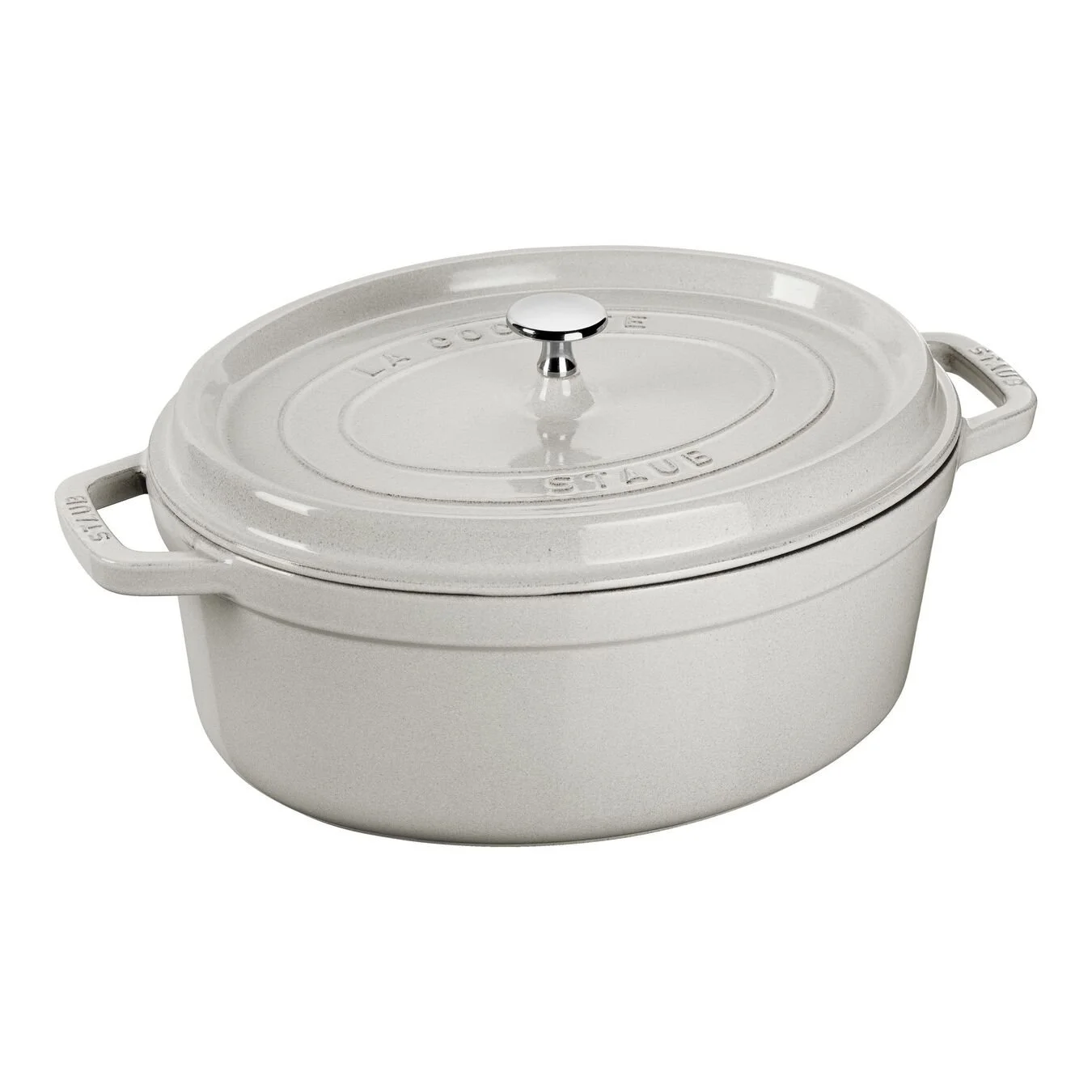 Staub Cocotte Ovale - 37 Cm, Tartufo Bianco 1 Staub Cocotte Ovale - 37 Cm, Tartufo Bianco