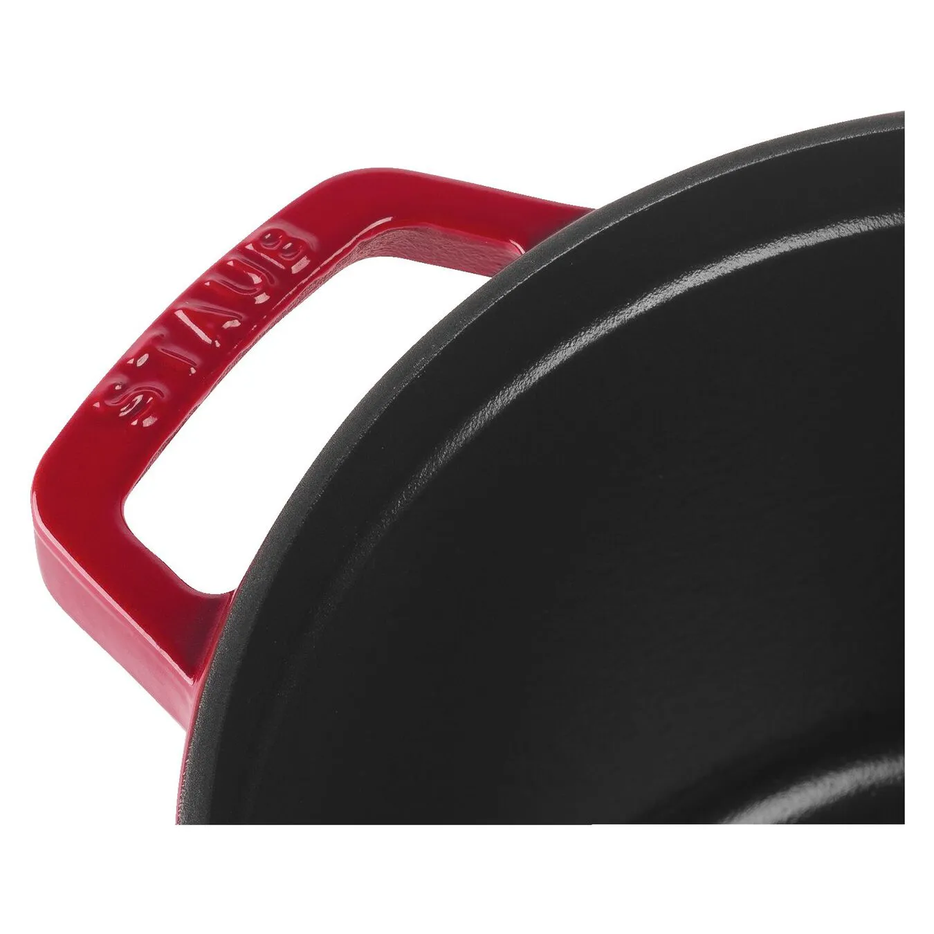 Staub Cocotte Vento Rotonda - 24 Cm, Ciliegia 2 Staub Cocotte Vento Rotonda - 24 Cm, Ciliegia - immagine 2